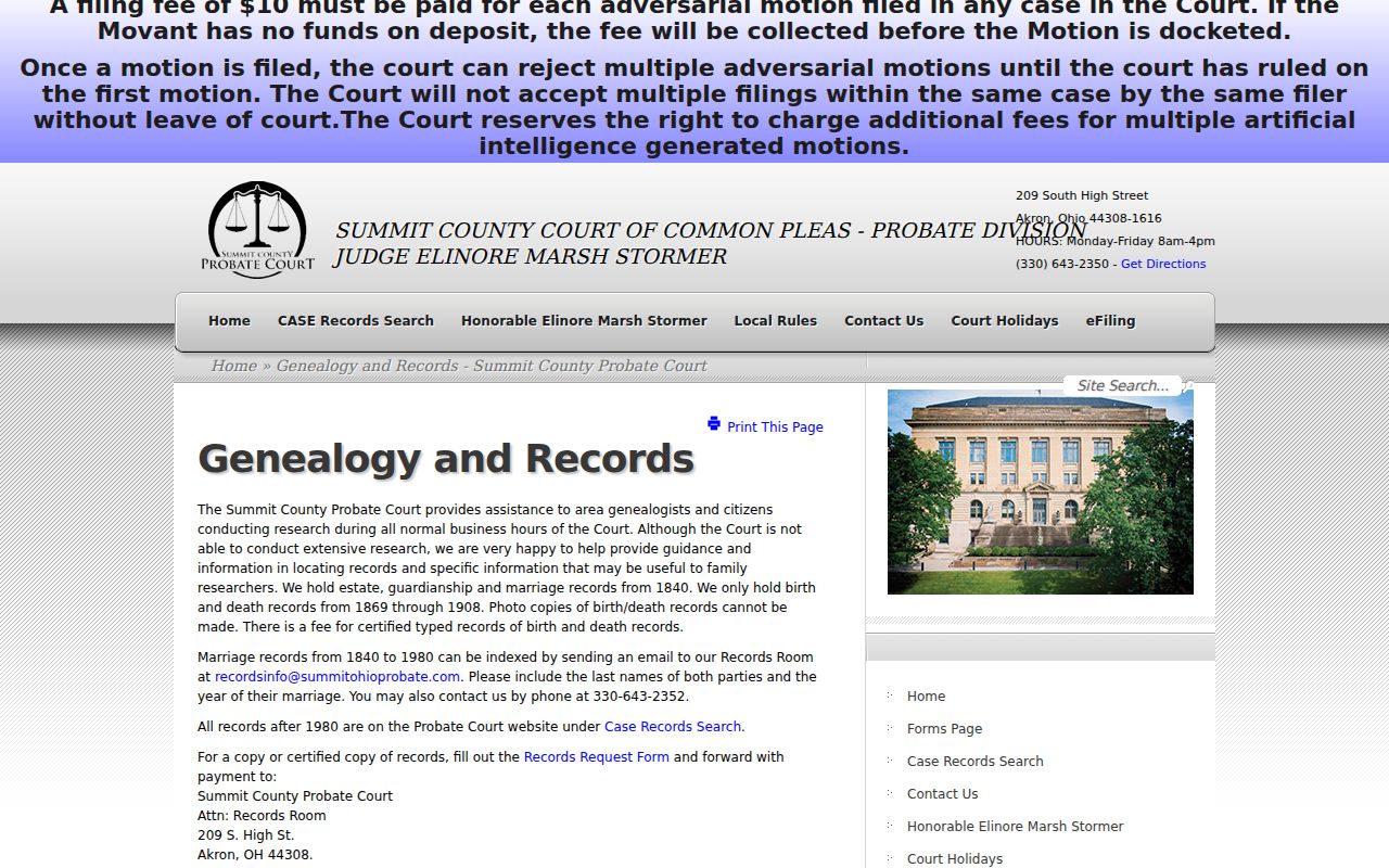 Green city directory research bridge to Summit County Probate genealogy records
